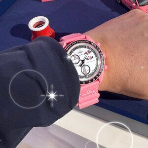 Swatch x Omega MISSION TO THE PINK MOONPHASE Watch